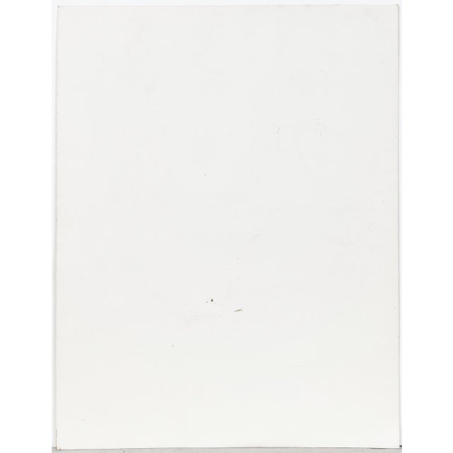 Bohemian Woman - Rare and Signed Graphite Portrait Drawing on Textured Paper by Eugene Hawkins For Sale In Monterey, CA - Image 6 of 6