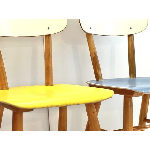 Dining Chairs from Ton, 1960s, Set of 4 For Sale - Image 18 of 18