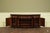 American Ej Victor Luxurious Regency Style Mahogany Sideboard With Lion Paw Feet and Bow Front. Pre Owned Mint For Sale - Image 3 of 11