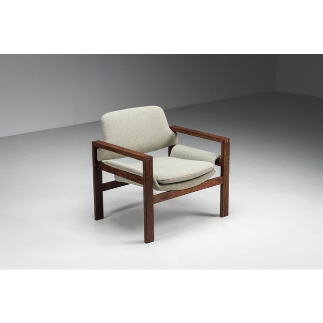 Mid-Century Wengé Lounge Chair, 1970s For Sale - Image 17 of 17