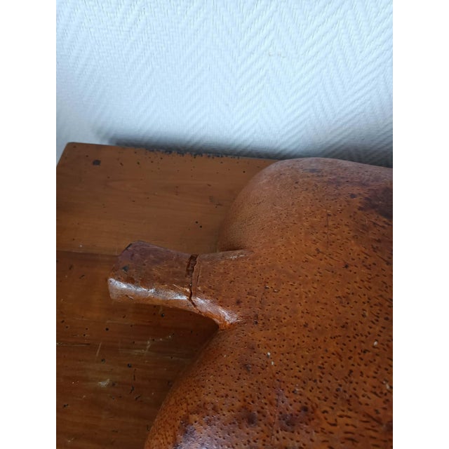 Large Brutalist Wooden Bowl, 1950s For Sale - Image 12 of 14