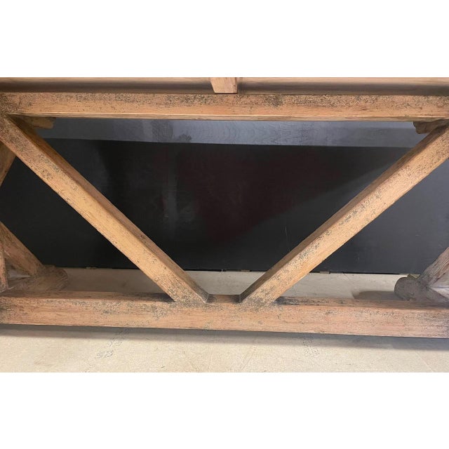 Vintage Farmhouse Dining Table in Pine, 1920 For Sale - Image 6 of 18