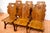 Vintage Belgian Dining Chairs in Oak, 1960s, Set of 6 For Sale - Image 6 of 18