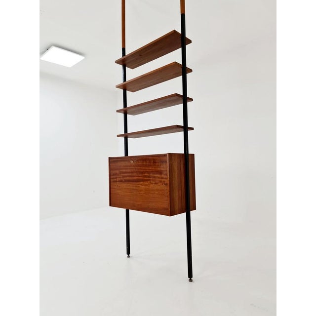 Wood Vintage Moduclar Danish Teak Room Divider, 1960s For Sale - Image 7 of 10