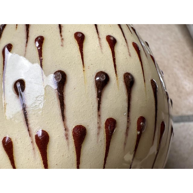 Antique Art Deco Ceramic Pottery Art Drop Vase, Germany, 1920s For Sale - Image 4 of 9