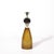 Bronze Modernist Faceted Smoked Tobacco Murano Glass Hourglass Form Table Lamps For Sale - Image 8 of 12