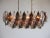 Vintage Italian Glass Chandelier, 1970s For Sale - Image 4 of 13