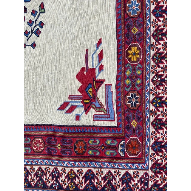 Vintage Azerbaiydjan Sumak Rug For Sale - Image 6 of 18