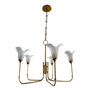 Contemporary Montclair Chandelier 5-Arm For Sale