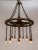 Large Antique 11-Light Metal Star Chandelier For Sale - Image 10 of 12