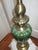 Rembrandt Emerald Green Tall Lamp With Glass Shade For Sale - Image 9 of 11