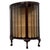 Early 20th Century Antique English Edwardian Demi-Lune Glazed Vitrine Cabinet For Sale - Image 3 of 9