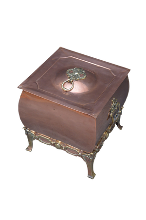 Antique Victorian Copper Planter, 1890s