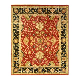 Pasargad Rust Fine Hand-Knotted Sultanabad Rug- 12' X 15' For Sale