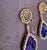 38 Carat Natural Amethyst & 9 Ct Diamond Cocktail Earring, 14 Karat Yellow Gold For Sale - Image 10 of 18