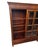 Wood 1990s Ethan Allen Townhouse Sliding Door China Cabinet Display Curio Bookcase Hutch For Sale - Image 7 of 18