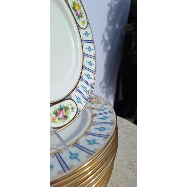 Minton Late 19th Century Minton's Nathan Dohrmann Co San Francisco California - 12 Salad Plates For Sale - Image 4 of 11