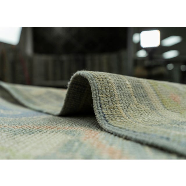 Textile Turkish Oushak Rug 3'10" x 5'4" #20109 For Sale - Image 7 of 8