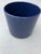 1970s Vintage Gainey Ceramics Ac-12 Cobalt Blue Architectural Cylinder Planter California Pot Marked For Sale - Image 5 of 7