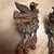 William Spratling Vintage DoveMexican Sterling Silver Earrings Matilde Poulat Matl Turquoise Coral For Sale - Image 4 of 15