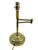 Metal Vintage Small Table Top Brass Swing Arm Lamp For Sale - Image 7 of 11