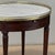 Wood Antique French Louis XVI Mahogany Marble Top Bouillotte Table For Sale - Image 7 of 18