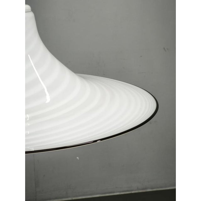 Italian Space Age Murano Glass Pendant Light, 1970s For Sale - Image 11 of 12