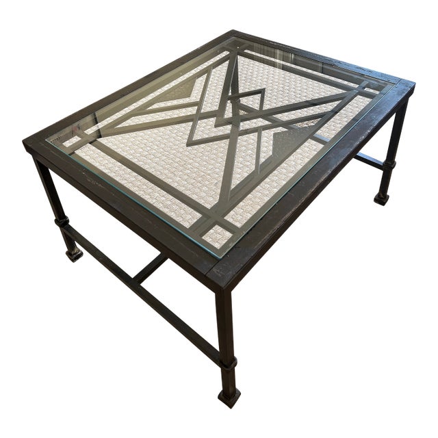 Italian Wrought Iron Coffee Table/Side Table For Sale