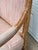 Pink Vintage Louis XVI Carved Wood and Upholstered Arm Chairs - A Pair For Sale - Image 8 of 12