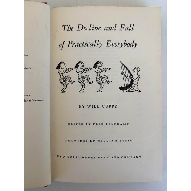 Paper The Decline and Fall of Practically Everybody 13th Printing July 1958 by Will Cuppy Rare Book For Sale - Image 7 of 12