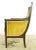 Yellow Mid 20th Century Antique European French Yellow Velvet & Wood Arm Chair For Sale - Image 8 of 10