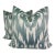 Schumacher "Dorset" in Mineral 22" Pillows-a Pair For Sale
