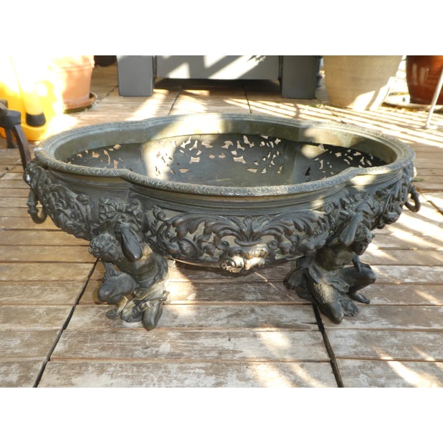 Late 19th Century 19th Century Antique French Bronze Centerpiece For Sale - Image 5 of 13