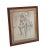 Figurative Full Length Female Nude in Conte Crayon For Sale - Image 3 of 7