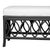 David Francis Lillian Bench - Black For Sale - Image 4 of 8