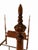 Wood Vintage Mahogany Rice Carved Poster Bed Queen Size For Sale - Image 7 of 10