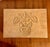 American Mid 20th Century Handcarved Flower Wooden Jewelry Box For Sale - Image 3 of 3