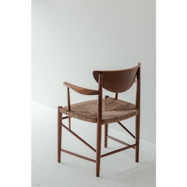 Søborg Møbelfabrik Model 317 Armchair by Peter Hvidt and Orla Molgaard Nielsen for Søborg Møbelfabrik, Denmark, 1960s For Sale - Image 4 of 12