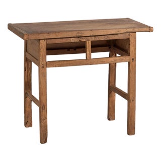 Antique Wooden Console Table For Sale
