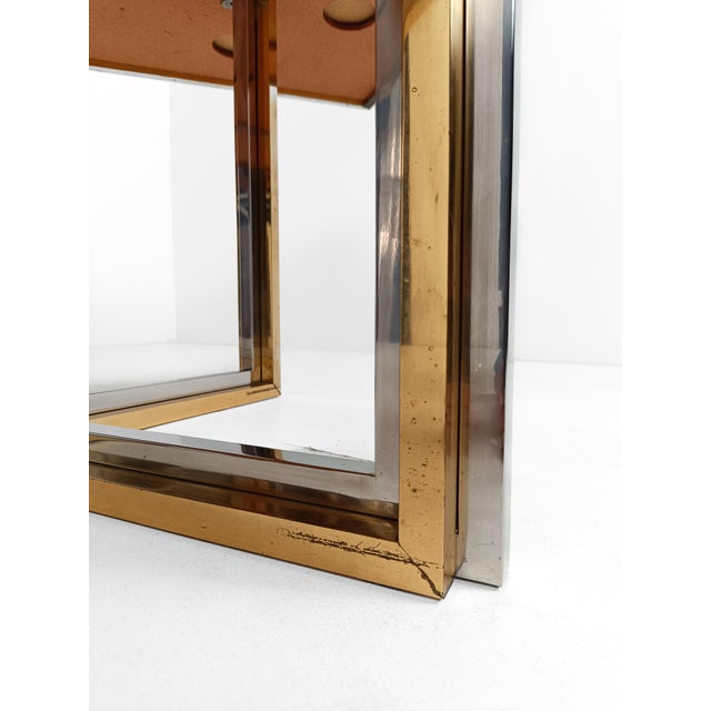 Dining Table in Acrylic Glass, Brass & Chromed Metal by Romeo Rega, Italy, 1970s For Sale - Image 12 of 16