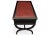 Mid 20th Century Hollywood Regency Ebonized Desk With Cognac Leather Top by Sligh-Lowry For Sale - Image 16 of 17