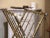 Mid-Century French Faux Bamboo Brass Magazine Rack in Baguès Style For Sale - Image 4 of 8