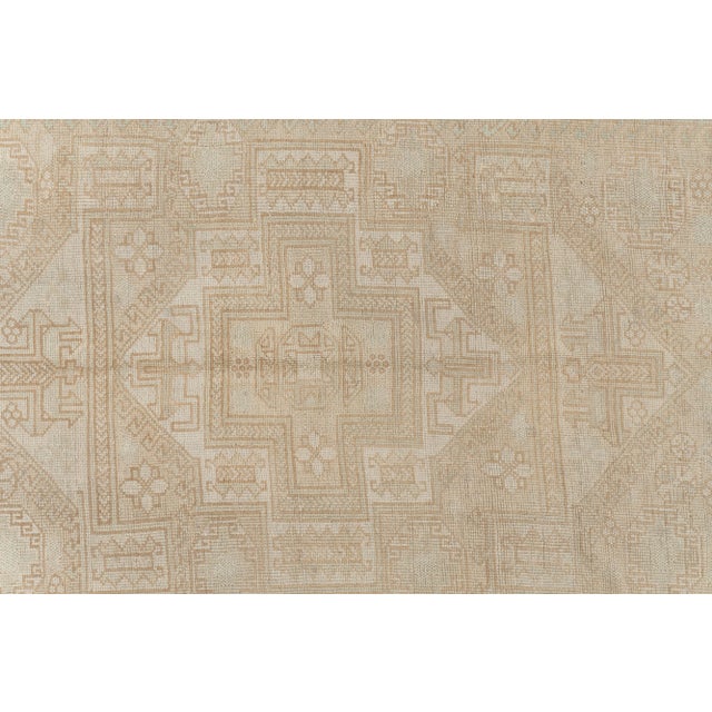 1940s Vintage Circa 1940 Turkish Oushak Rug 5'9 X 7'5 For Sale - Image 5 of 18