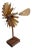 Mid-Century Double Propeller Wooden Weathervane For Sale