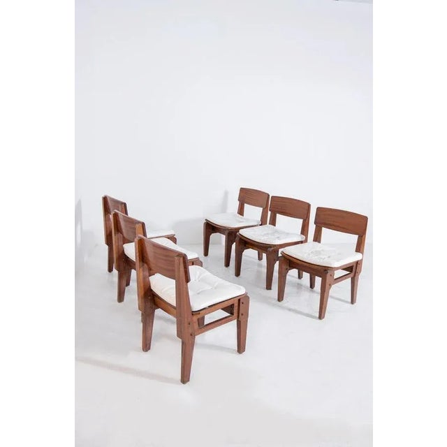 Vintage Italian Chairs by Vito SanGirardi for the Pallante Shop, Set of 6 For Sale - Image 16 of 18