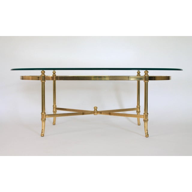 Italian Brass & Glass Coffee Table Chairish