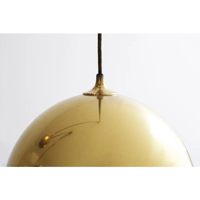 Gold Double Posa Counterweight Pendant Light in Brass by Florian Schulz, 1960s For Sale - Image 8 of 12