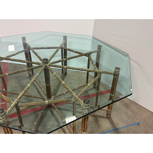 Wood McGuire Furniture Late 20th Century Octagon Dining Table For Sale - Image 7 of 12