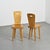 Pair of chairs by Christian Durupt, a French cabinetmaker who notably worked with Charlotte Perriand. Made of solid pine,...