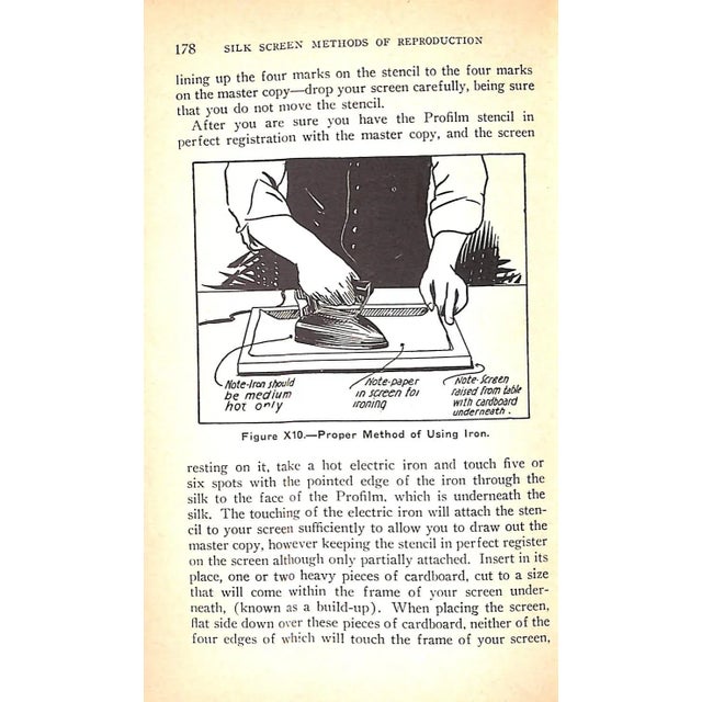 "Silk Screen Methods of Reproduction for Sign Painters" 1935 Zahn, Bert For Sale - Image 11 of 12